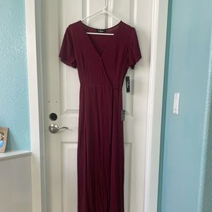 Lost In The Moment Lulu’s burgundy dress